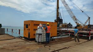 瓊海500KW低噪音發電機組